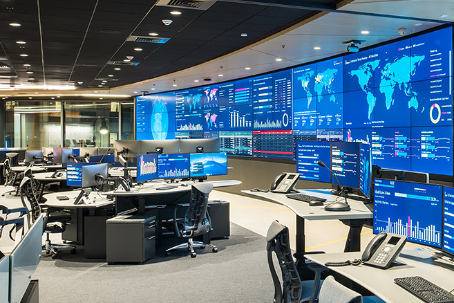 网络运营中心(NOC)指挥控制室